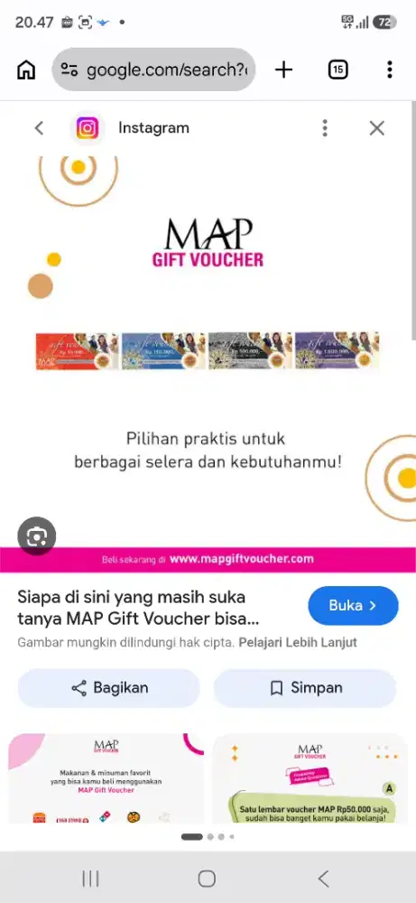 Voucher MAP - di jual diskon