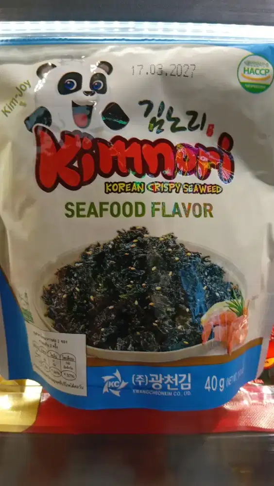 Kimnori Korean Crispy Seaweed 40G