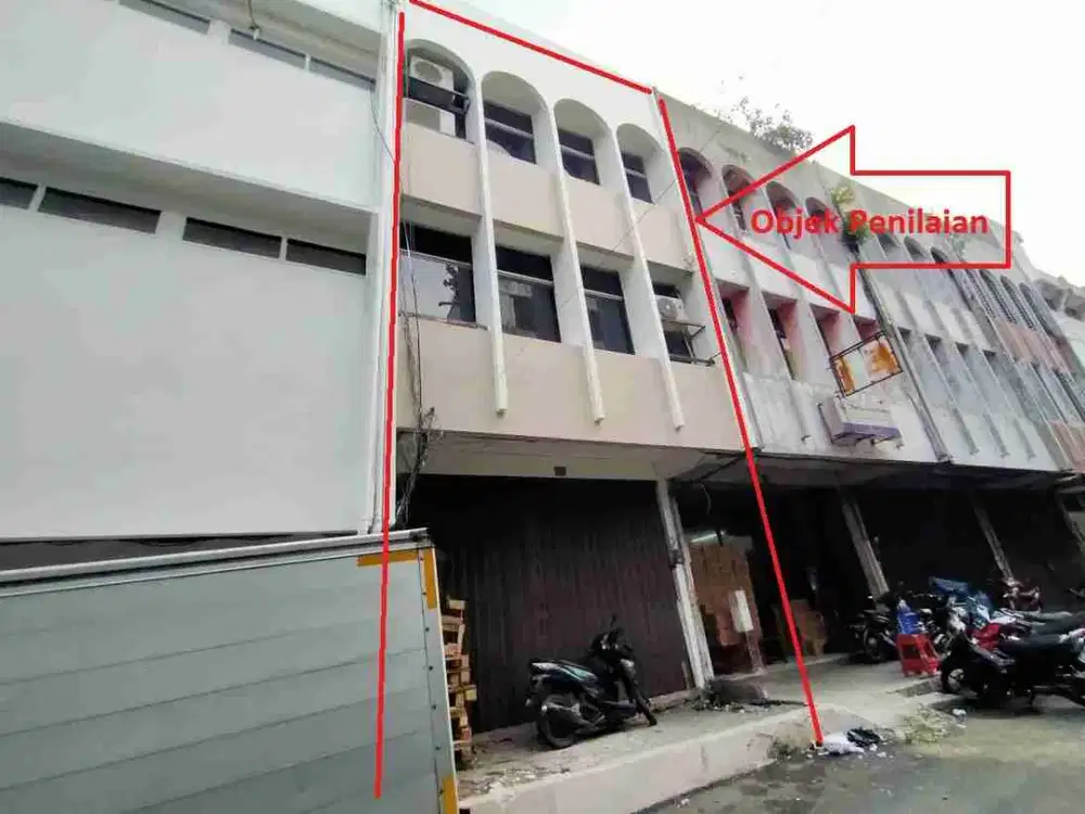 Jual Aset Lelang Bank Ruko Jl.Belakang Factory Braga Bandung