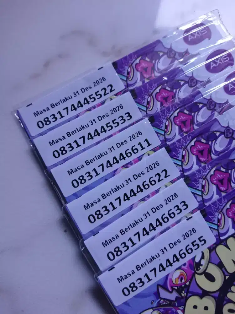 Nomor cantik Axis