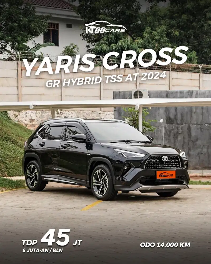 Toyota Yaris Cross GR Hybrid Tss AT Tahun 2024 Km14 Rb Tdp 45 Jt
