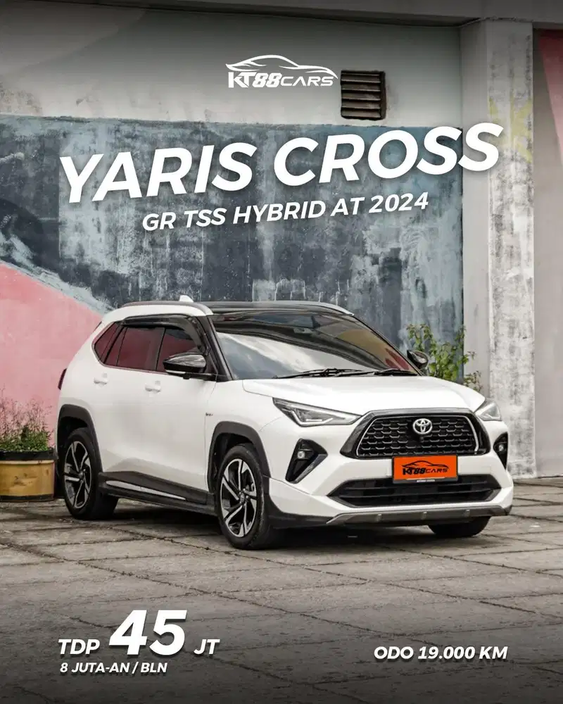 Toyota Yaris Cross GR Hybrid TSS AT Tahun 2024 Tdp 45 Jt