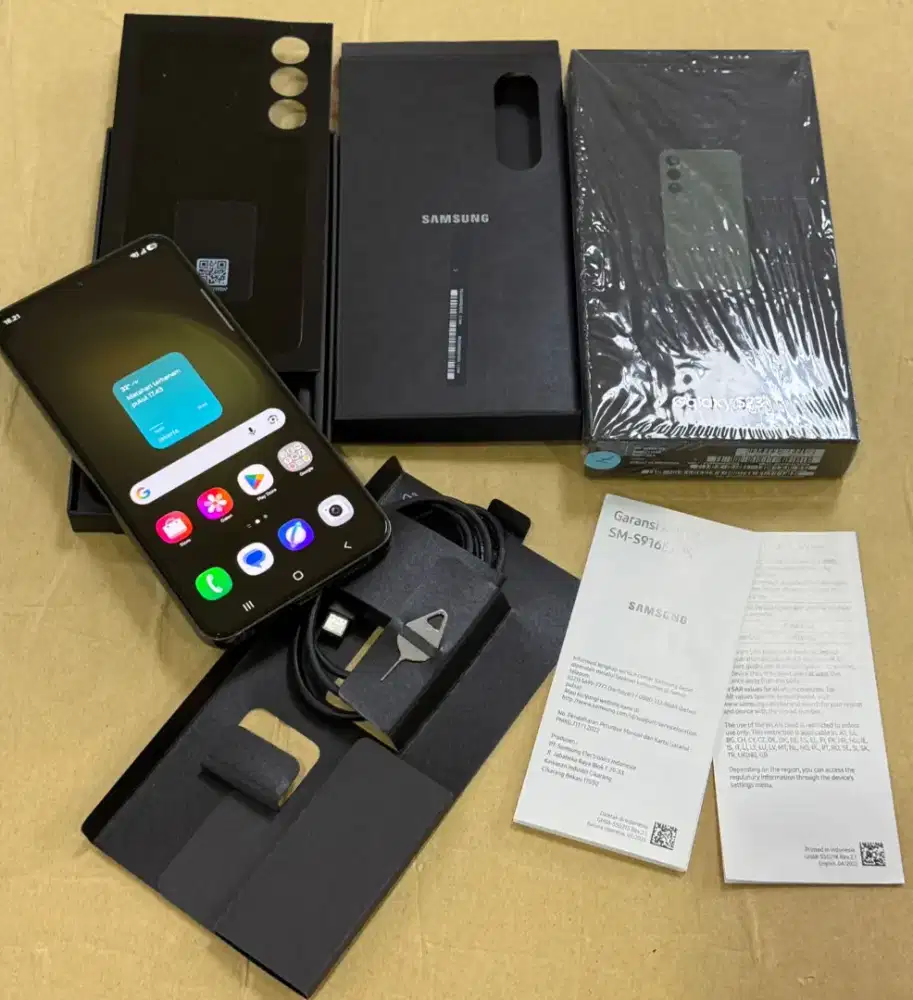 Samsung Galaxy S23 Plus 8/512GB Original Fullset Mulus Bekas Resmi