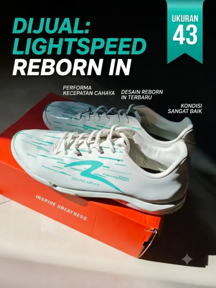 Sepatu Futsal Lightspeed Reborn In