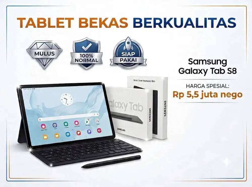 Samsung Tab S8 WiFi - Fullset