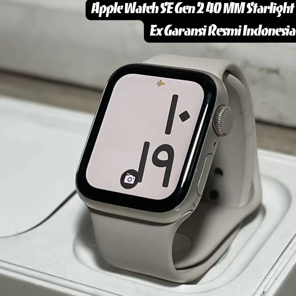 Apple Watch SE Gen 2 40mm Starlight Ex Garansi Resmi iBox