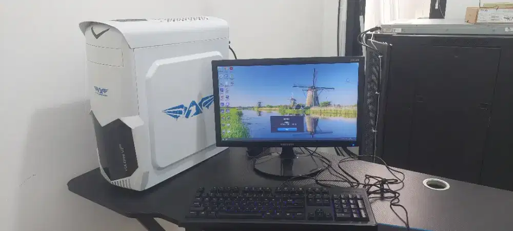PC Gaming i7 3770 ft GTX 1050ti 4gb Fullset Monitor