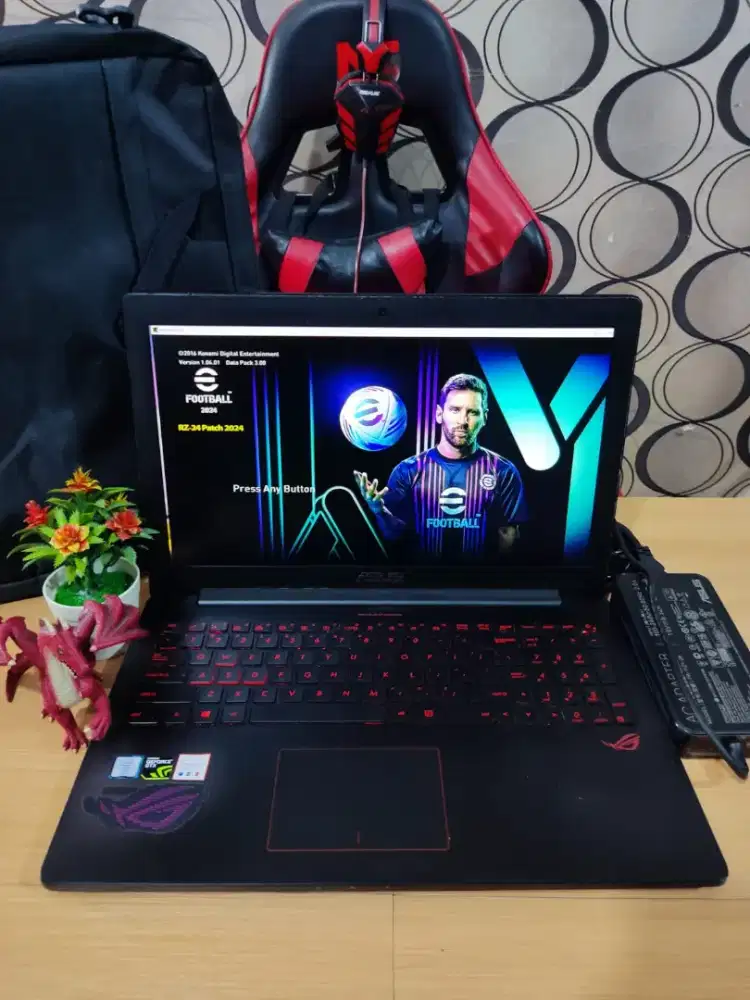Laptop Gaming Asus ROG Core i7 RAM 12Gb SSD + HDD 1TB DUAL VGA