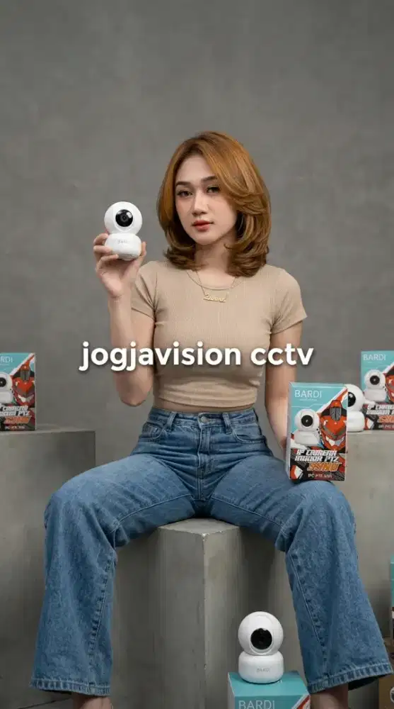 Cctv wireless bardi jernih bisa gerak dan suara