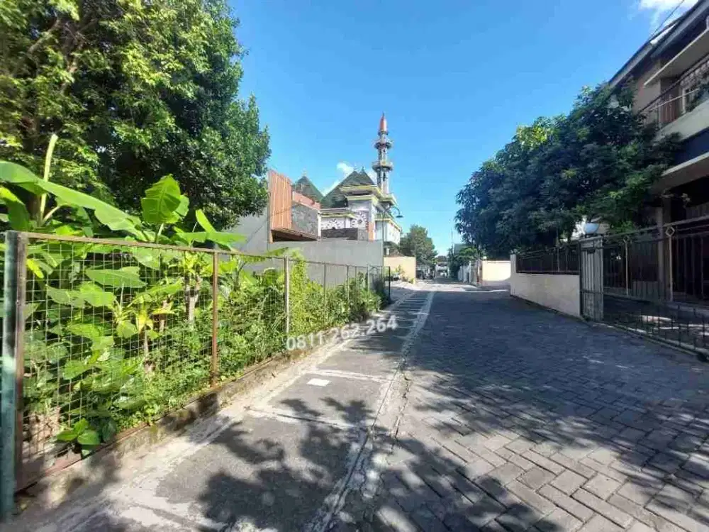 Tanah Dijual Utara UGM daerah Kentungan Dekat Masjid, Lingkungan Pendatang Nasionalis