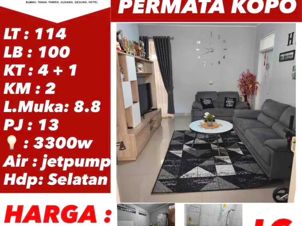 Jual Rumah siap huni permata kopo bandung