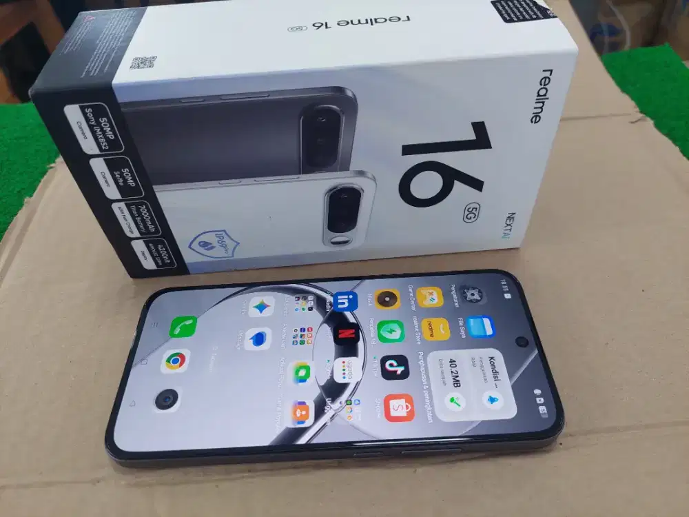 Realme 16 5G Rsm 12/ 256 gb mulus sperti Baru 2bln pke Fulset