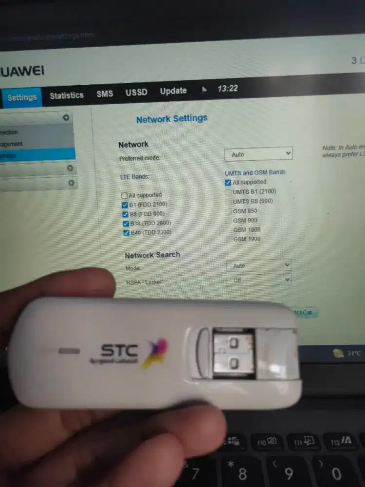 MODEM USB 4G LTE ALL OPERATOR