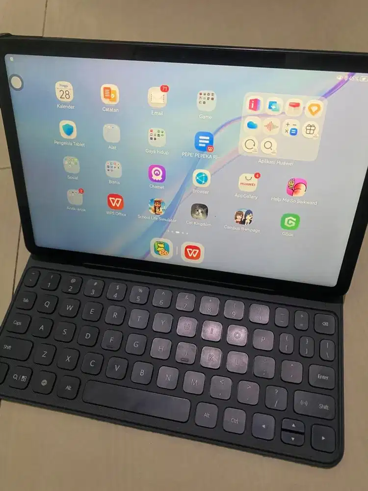 1 paket huawei matepad 10,4, huawei smart keyboard