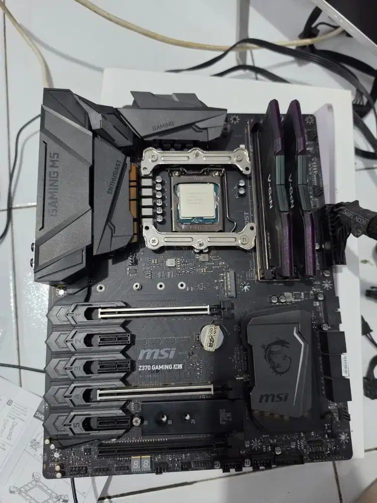 Motherboard MSI z370 gaming m5 + i5 9600k + jonsbo cr 1000