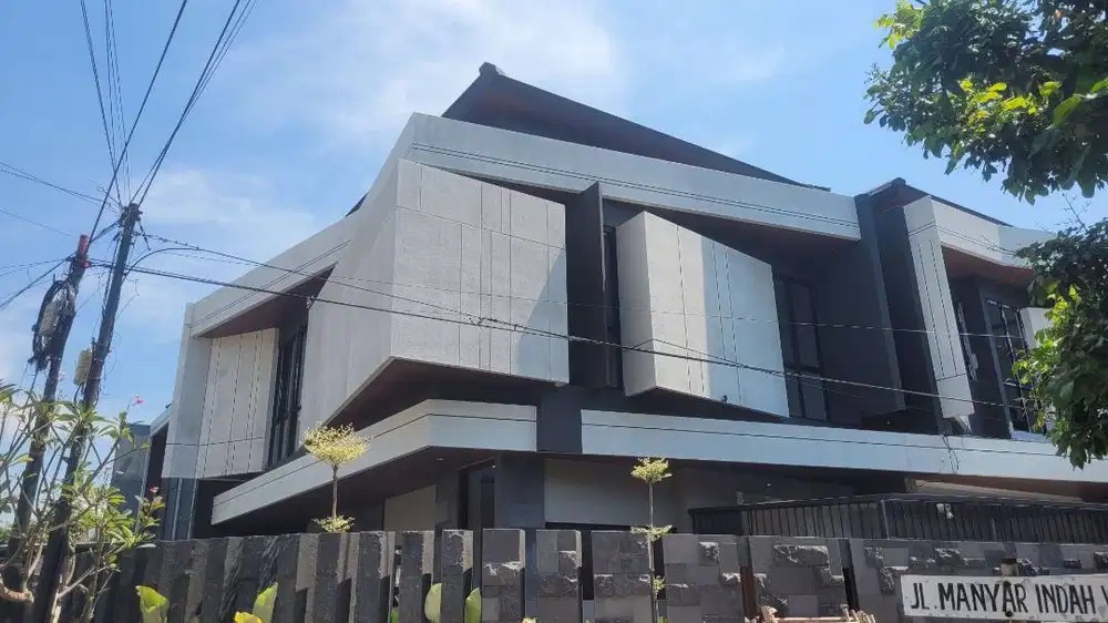 DIJUAL RUMAH HOOK 2LT DI MANYAR INDAH SURABAYA MEWAH