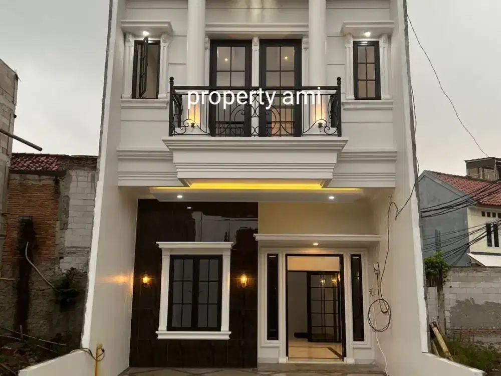 Jual rumah cluster keren bebasan banjir dekat stasiun Tanjung barat