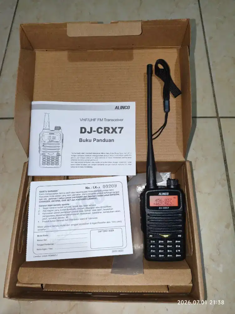 Handy talky ALINCO DJ CRX7