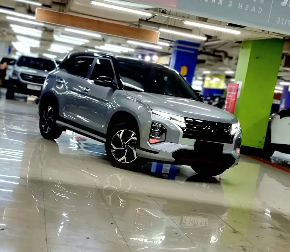 Hyundai Creta Prime AT 2023 Two Tone Blue Link Panoramic