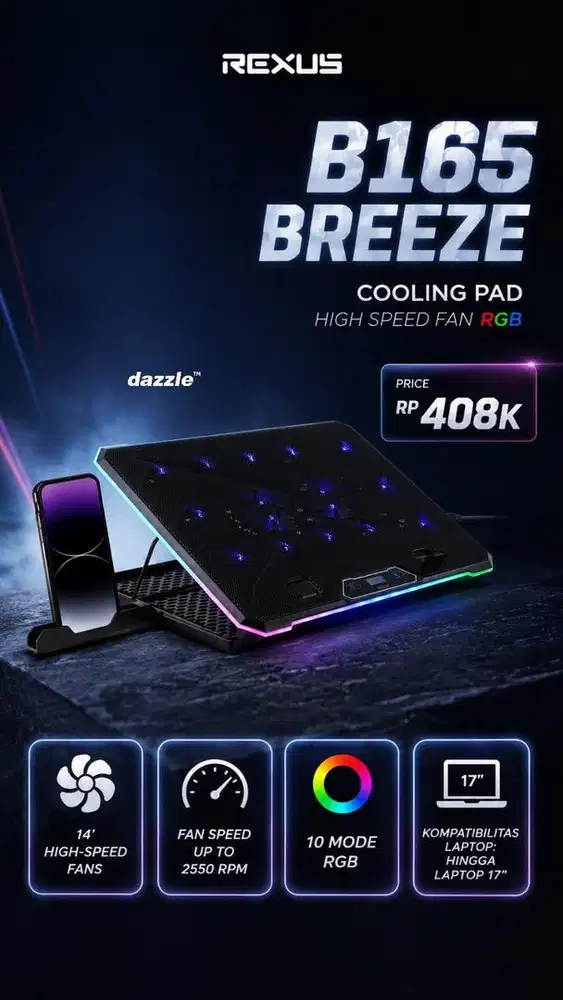 Cooling Pad Breeze B165 rexus