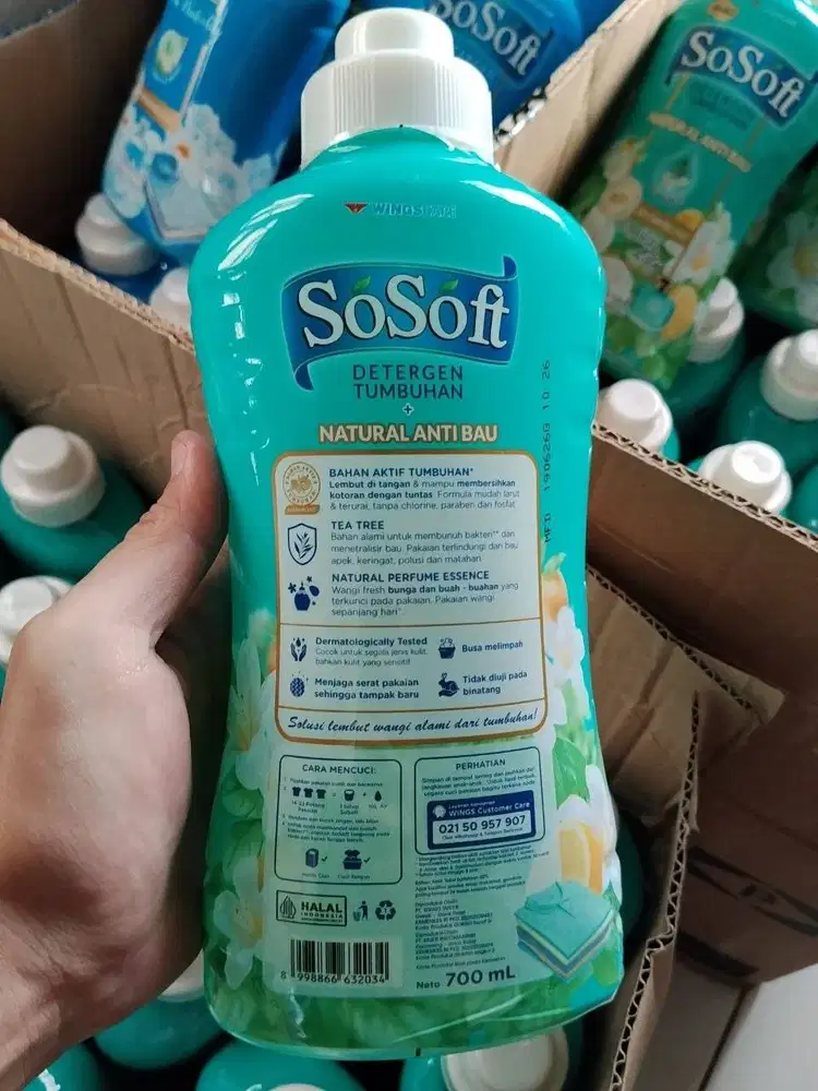 Botol kosong 700 ml bekas sabun ada banyak sisa laundry