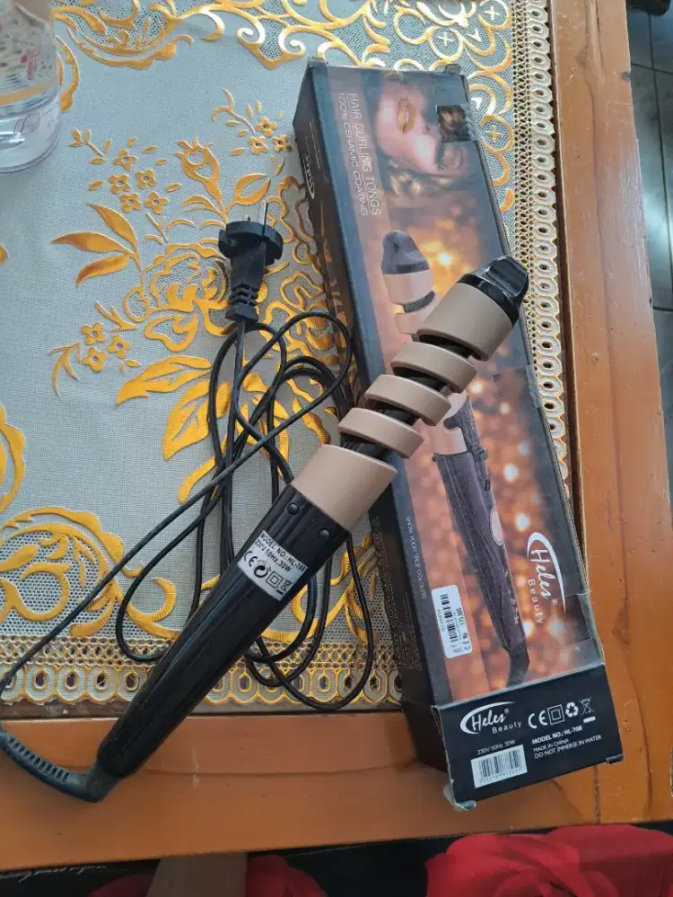 Catokan Curly Spiral Heles HL-708 Kondisi Mulus Bagus