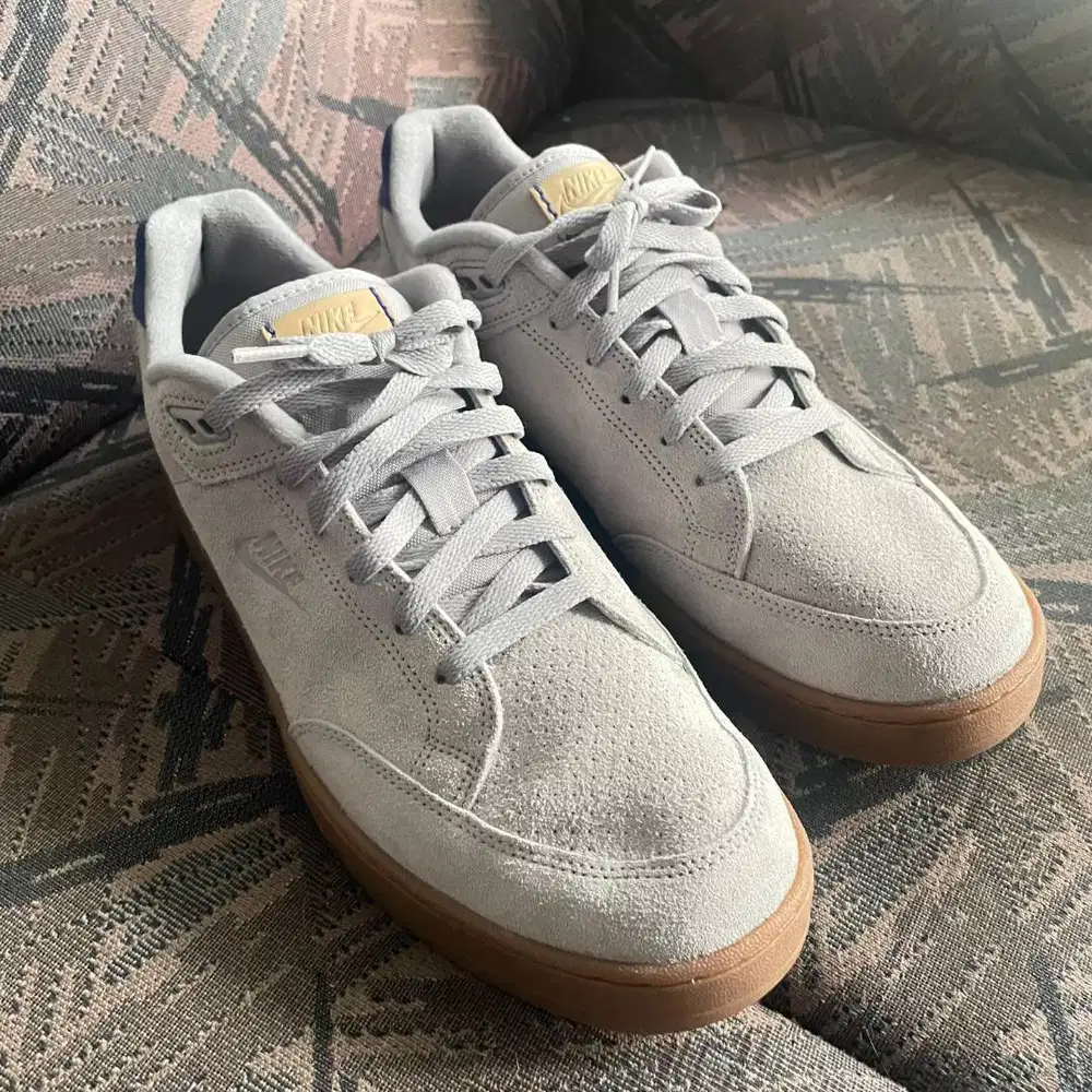 Nike Men's Grandstand II Suede Shoes - Atmosphere Grey Size 46