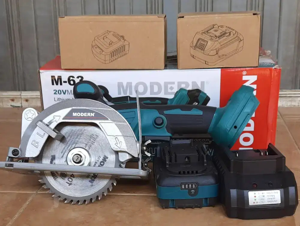 MIN CIRCULAR SAW CORDLESS 5inchi MODERN  M63