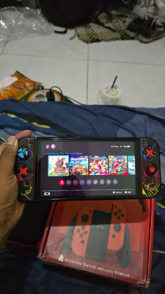Nintendo switch oled mario edition