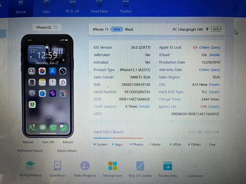 iPhone 11 64gb IBOX Housing iPhone 16 Black