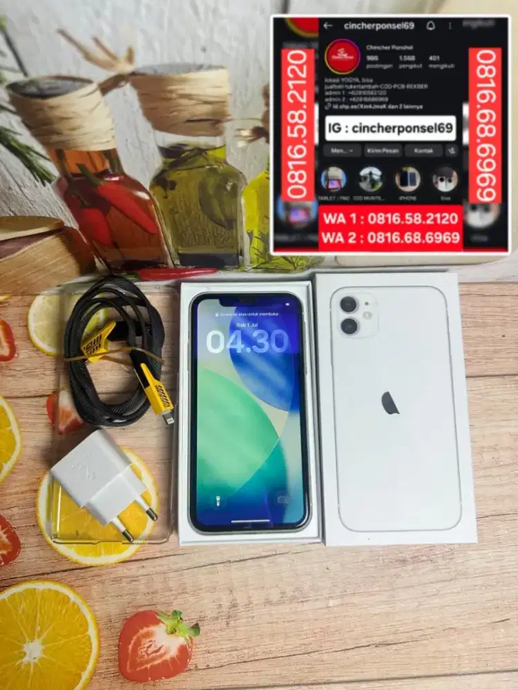 Jual hp iPhone 11 iBox likenew istimewa