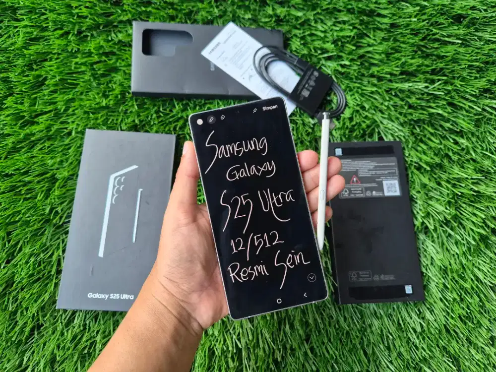SAMSUNG S25 ULTRA 512 KAMERA 200 MP MULUS NO MINUS RESMI SEIN
