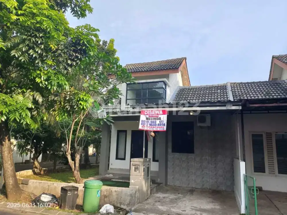 Rumah Disewakan Siap Huni Rapi Posisi Hoek Di Bintaro Jaya