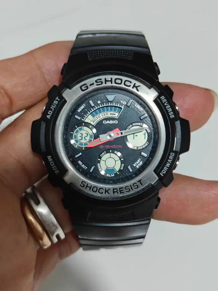 Casio G-Shock AW590 original bekas bagus normal semua siap pakai