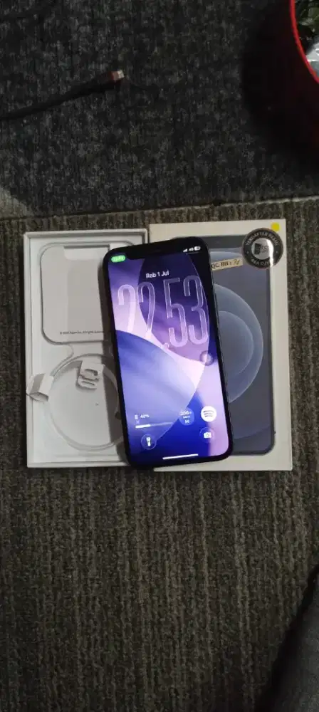 Jual HP iphone 12 mini 128gb beacukai