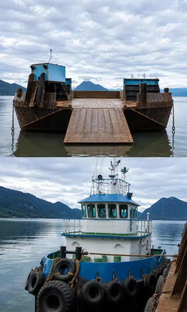 Jual Kapal Tongkang 1 Set 250 Feet Jumbo Tahun 2013