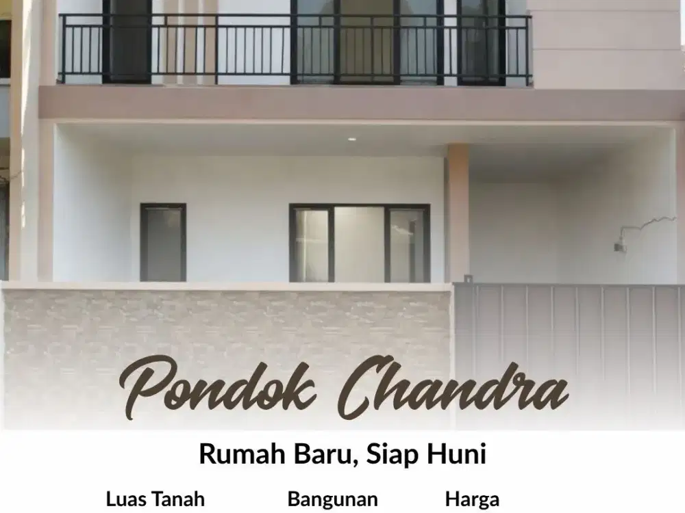 Rumah Pondok Chandra, Sidoarjo, Siap Huni, Baru