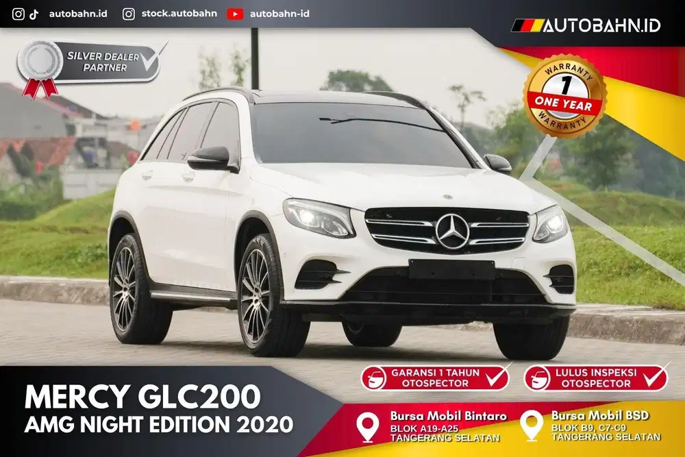 Full Spec! Mercedes Benz GLC200 AMG Night Edition 2020 Warranty Gla200