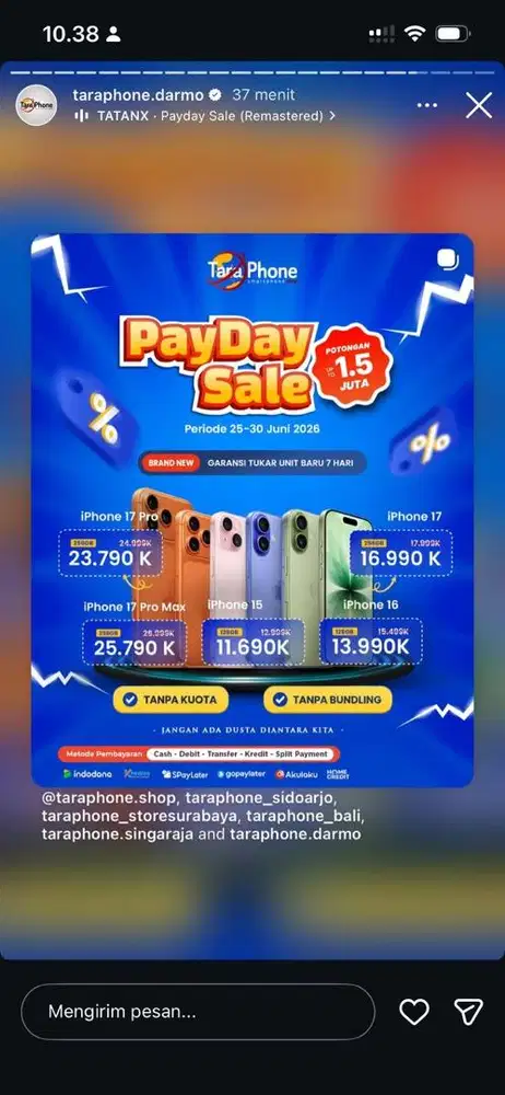 PROMO APPLE SERIES NEW GARANSI RESMI