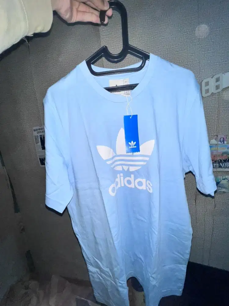 Adidas tshirt trefoil blue