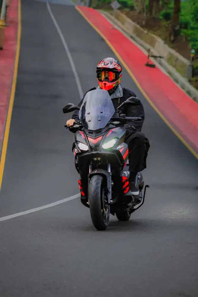 Aprilia SRGT 200 Full Modif (motor hobi) Murah!