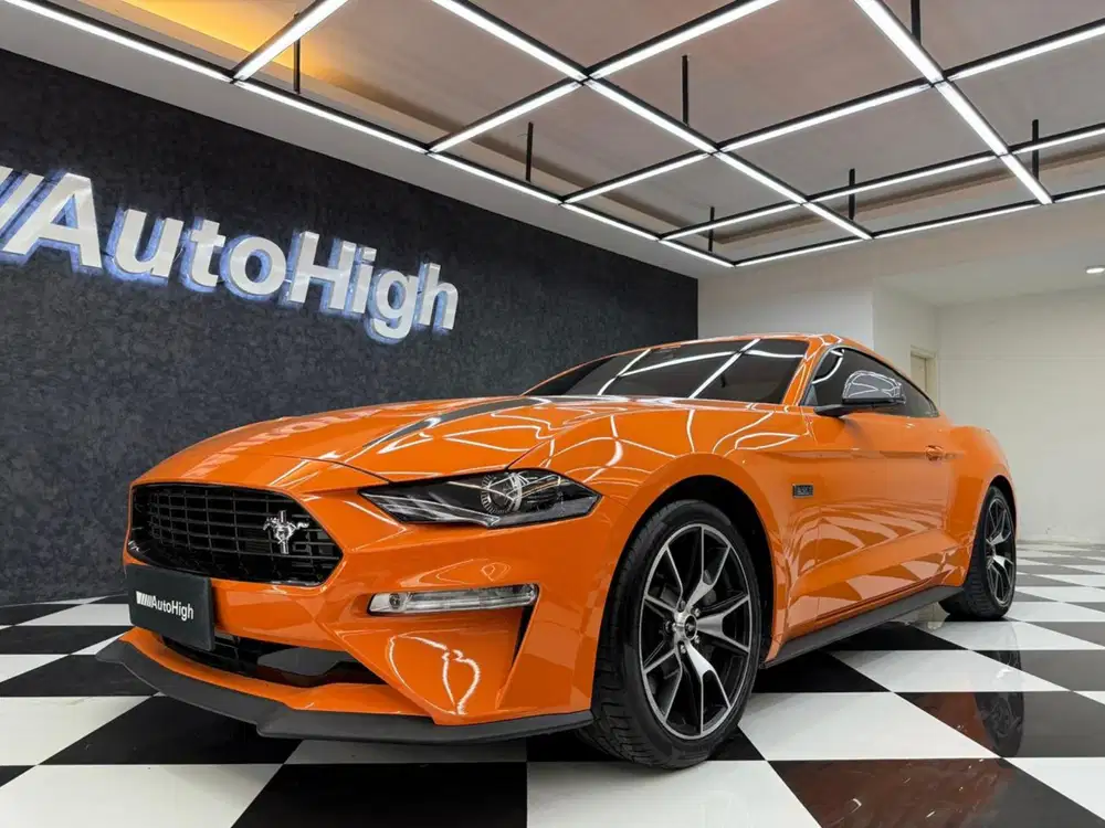 DP10% [Km10.000] Mustang Eco Boost 2021 Oranye Reg 2022 #AUTOHIGH