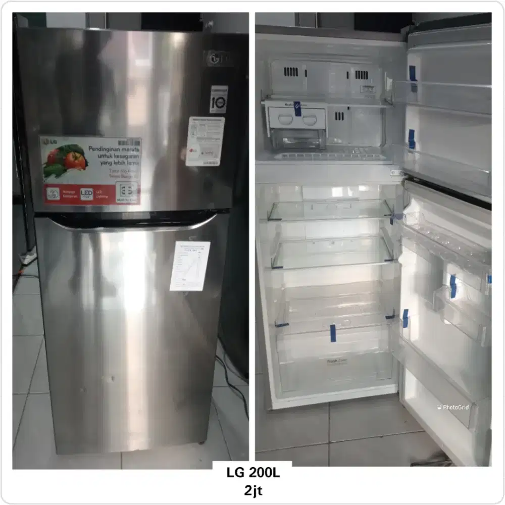 Kulkas 2 pintu LG 200L