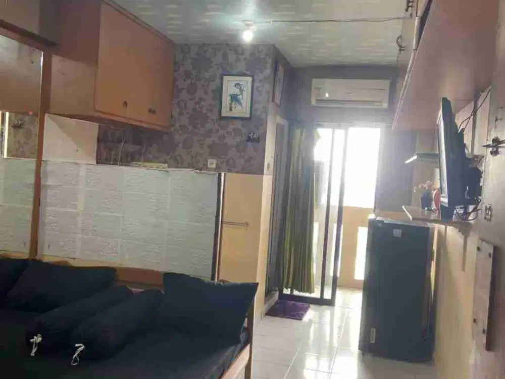 disewakan per 3 bulan studio ff tower ab lt 18 siap huni full perabot