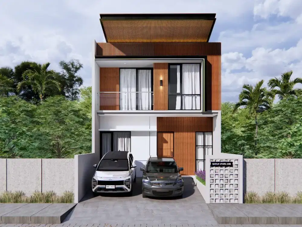 Rumah baru minimalis 2 lantai di Perumahan Baruk Utara
