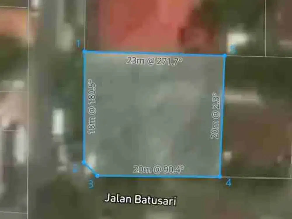 Tanah Premium 450 m² Dekat Lapangan Puputan Renon