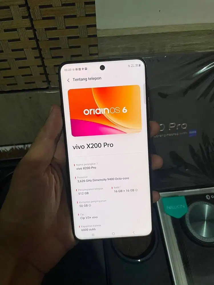 VIVO X200 5G 16GB 512GB Second Mulus Fullset Resmi