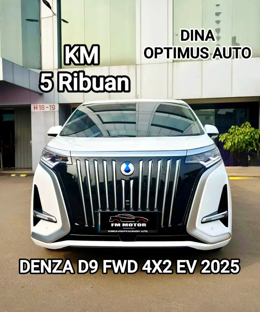 DENZA D9 EV 2025 AT, KM 5Ribuan, Pajak APRIL 2027, LIKE NEW CONDITION