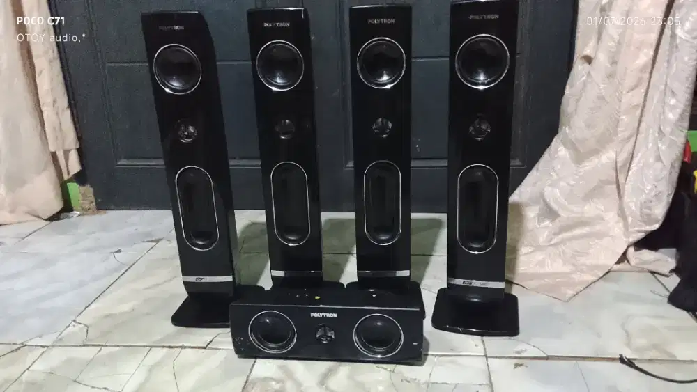 Spker pasif bekas home teather Polytron