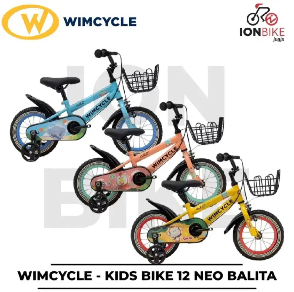 Sepeda anak wimcycle bugsy neo 12